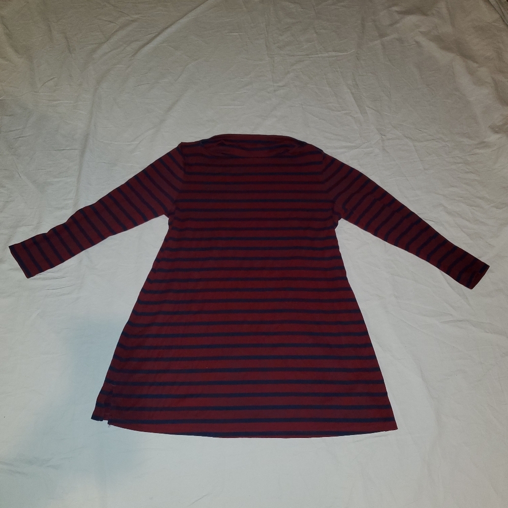 Old Navy dress in Red and Black Stripes